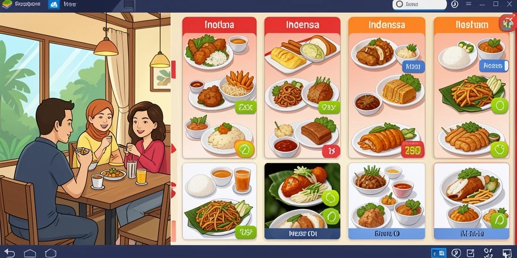 Tampilan awal menu BARA22 yang menarik.