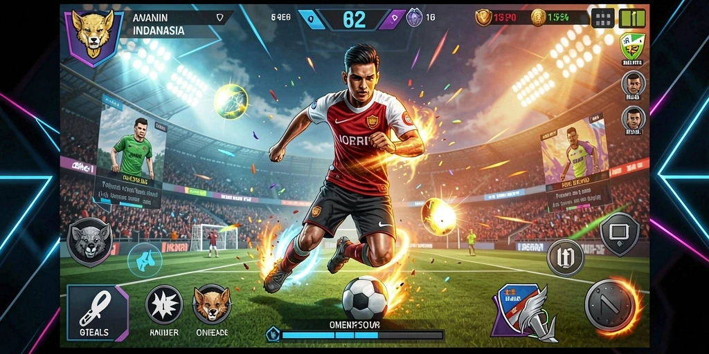Tampilan antarmuka aplikasi yang menarik dan modern.