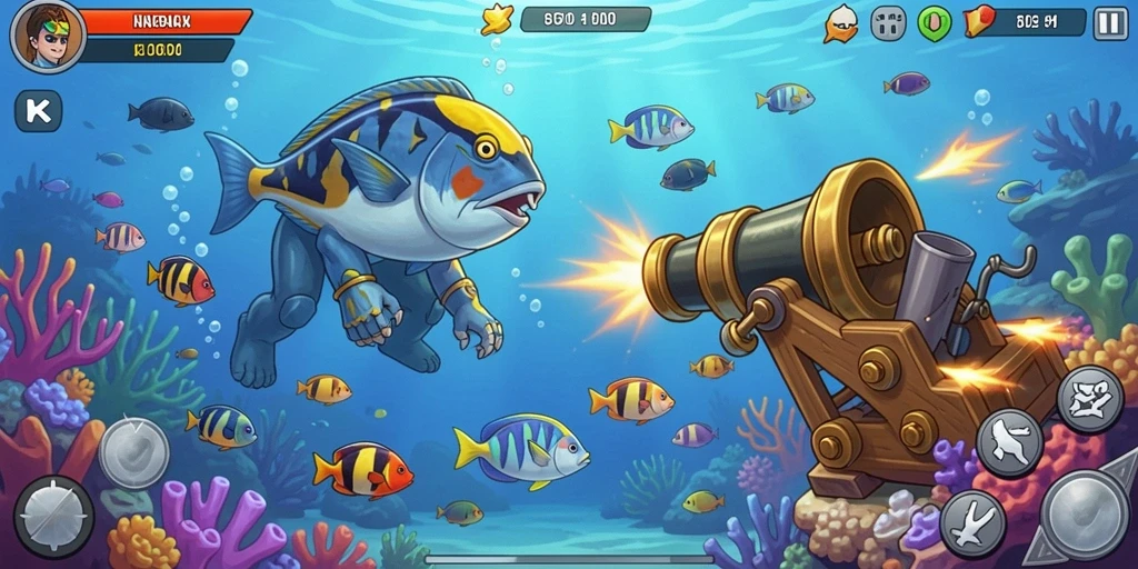 Screenshot menampilkan gameplay NANA4D yang seru.