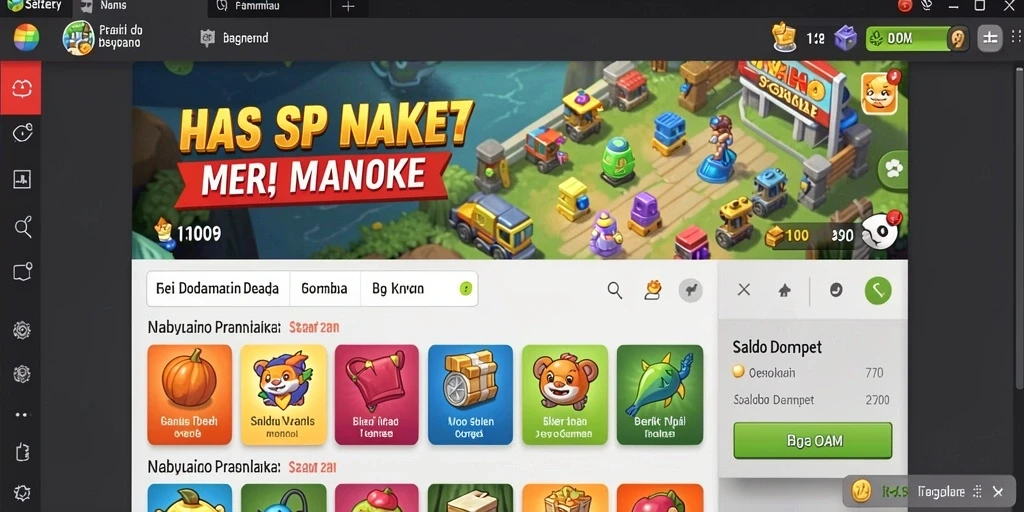 Tampilan utama QQSLOT dengan berbagai pilihan permainan.