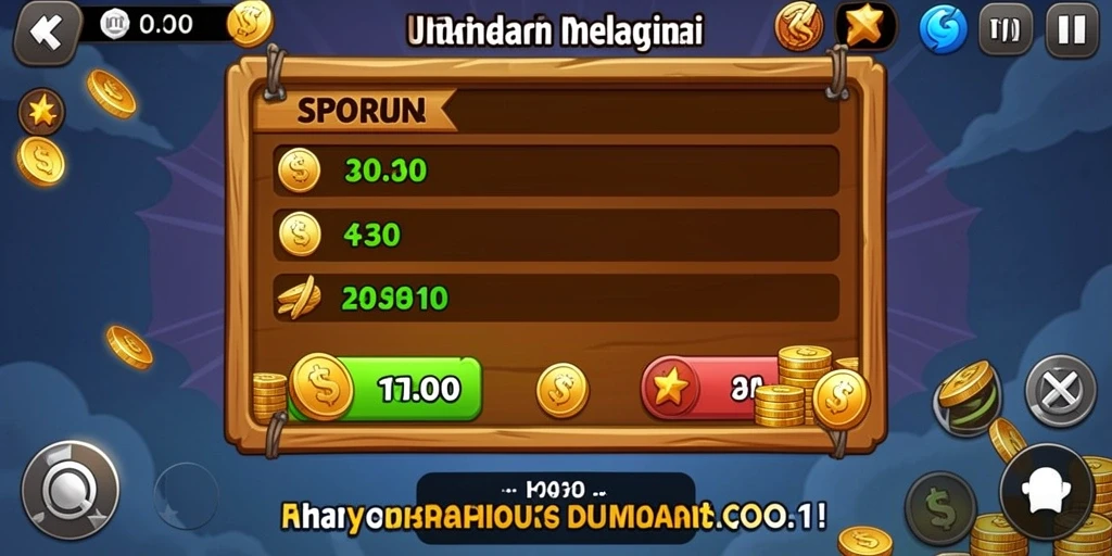 Screenshot menampilkan permainan slot yang seru dan menguntungkan.