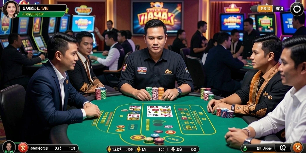Tampilan grafis yang menarik dan penuh warna.