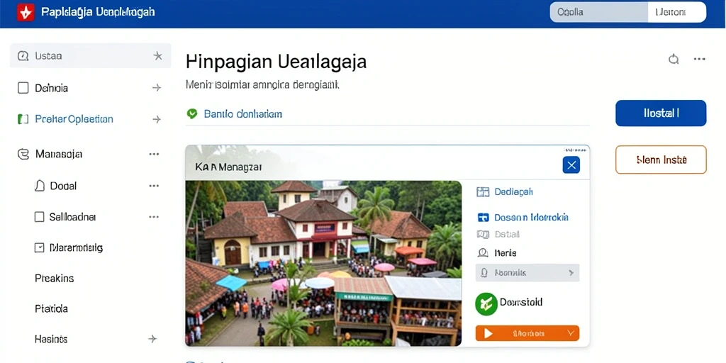 Tampilan depan aplikasi SINAR123 yang memukau.