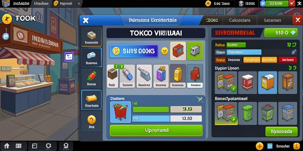 Tampilan awal yang menarik dan modern.