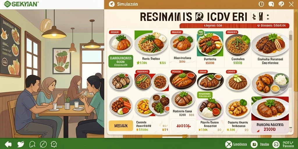 Tampilan antarmuka yang menarik dan mudah digunakan.