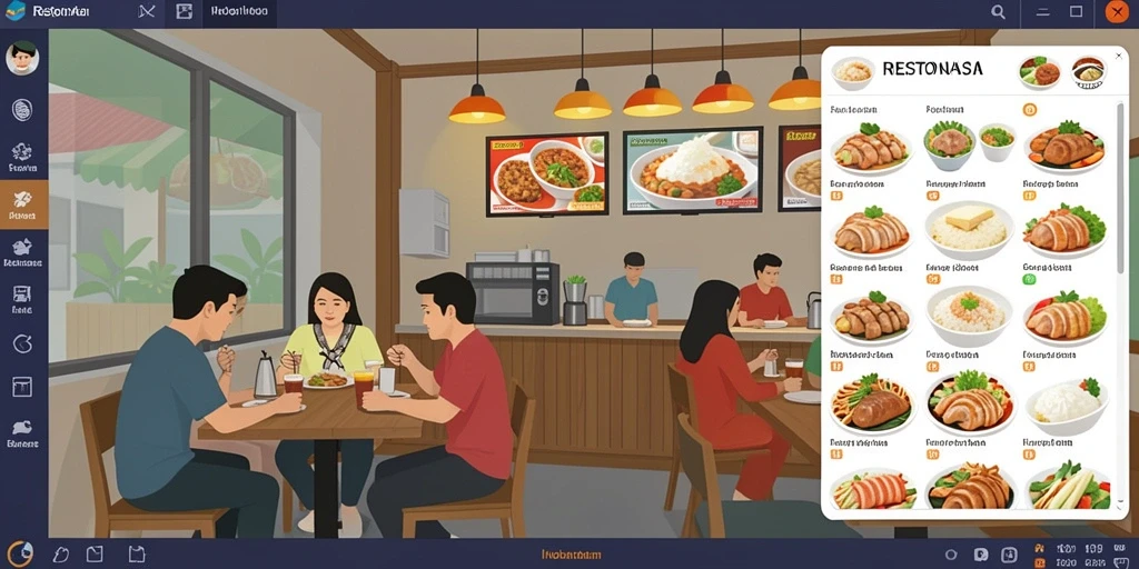 Tampilan antarmuka yang user-friendly dan menarik.